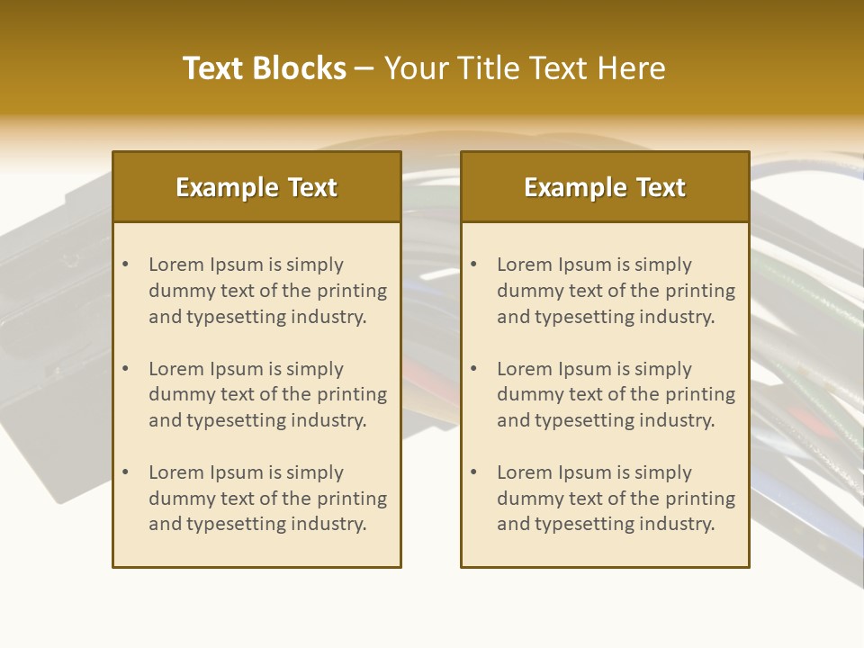 Communication Cord Seal PowerPoint Template