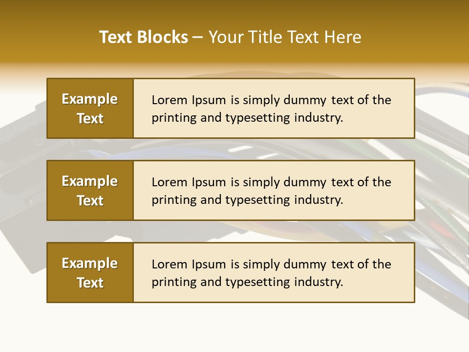 Communication Cord Seal PowerPoint Template