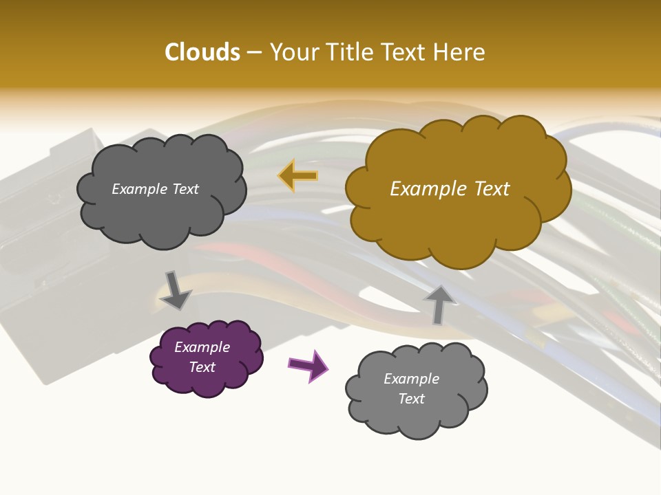 Communication Cord Seal PowerPoint Template