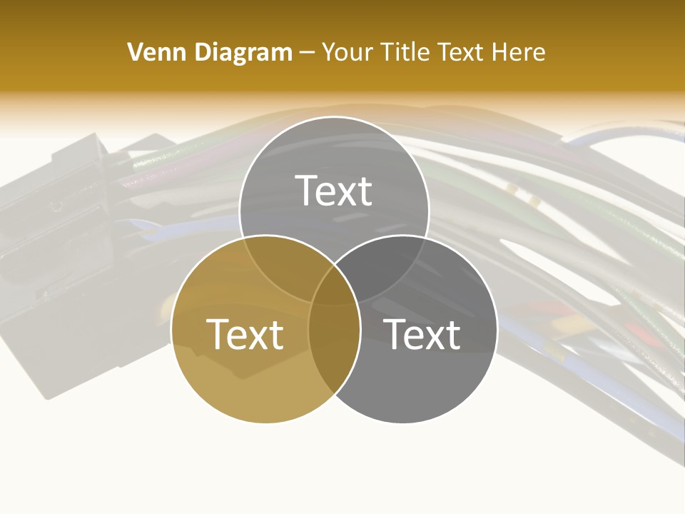 Communication Cord Seal PowerPoint Template