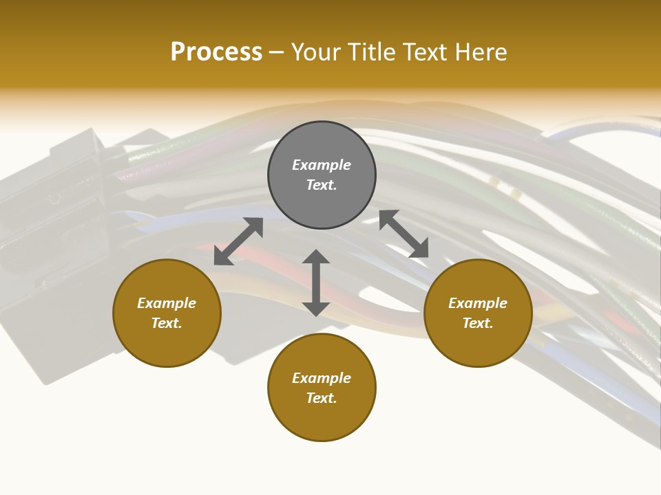 Communication Cord Seal PowerPoint Template