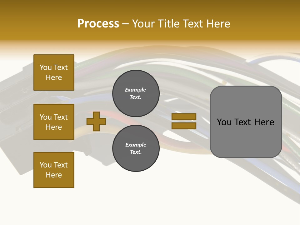 Communication Cord Seal PowerPoint Template