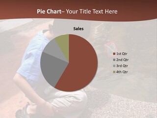 Swim Net Practise PowerPoint Template