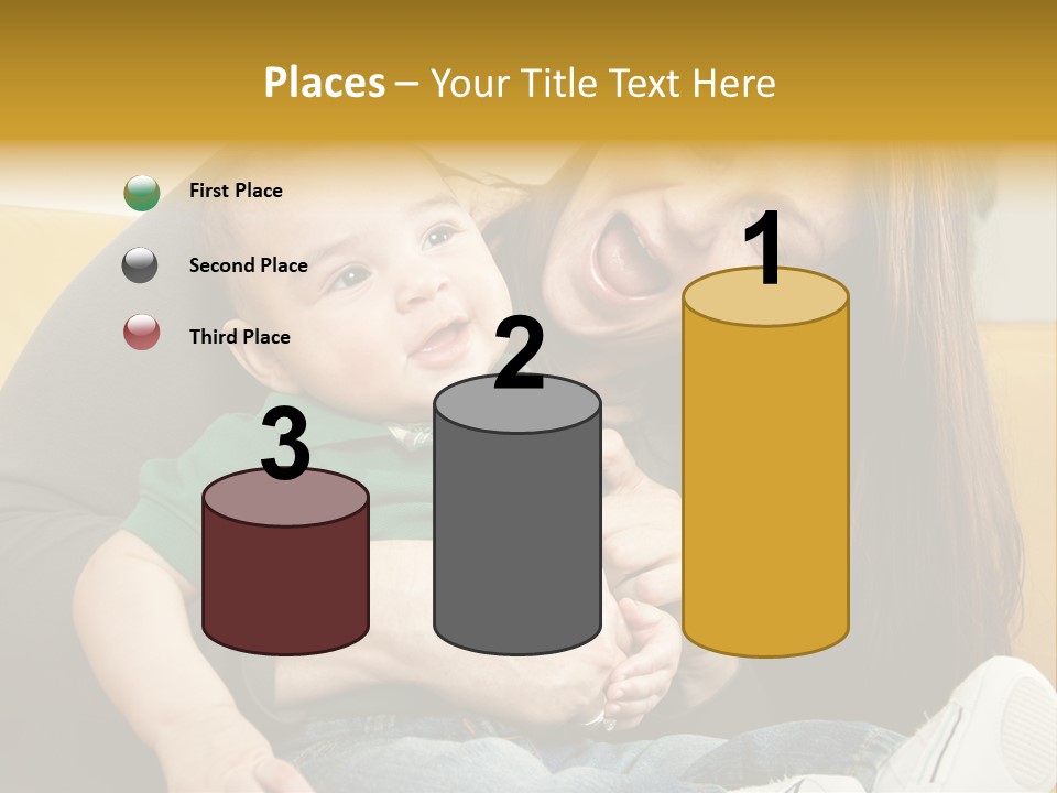 Face Cute Preschool PowerPoint Template