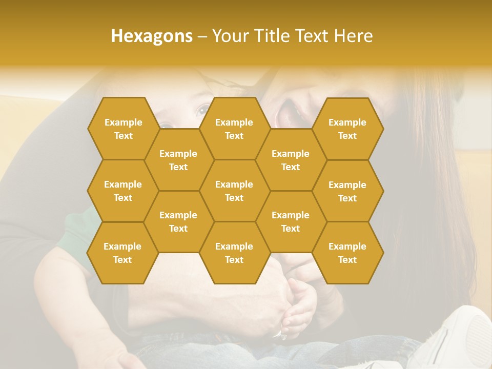 Face Cute Preschool PowerPoint Template