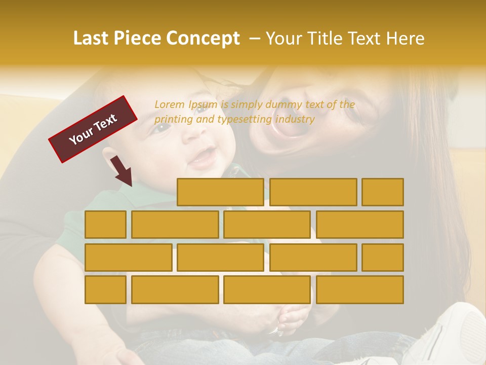 Face Cute Preschool PowerPoint Template