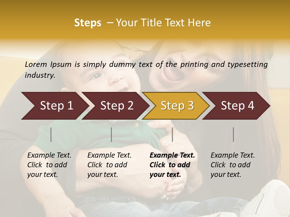 Face Cute Preschool PowerPoint Template