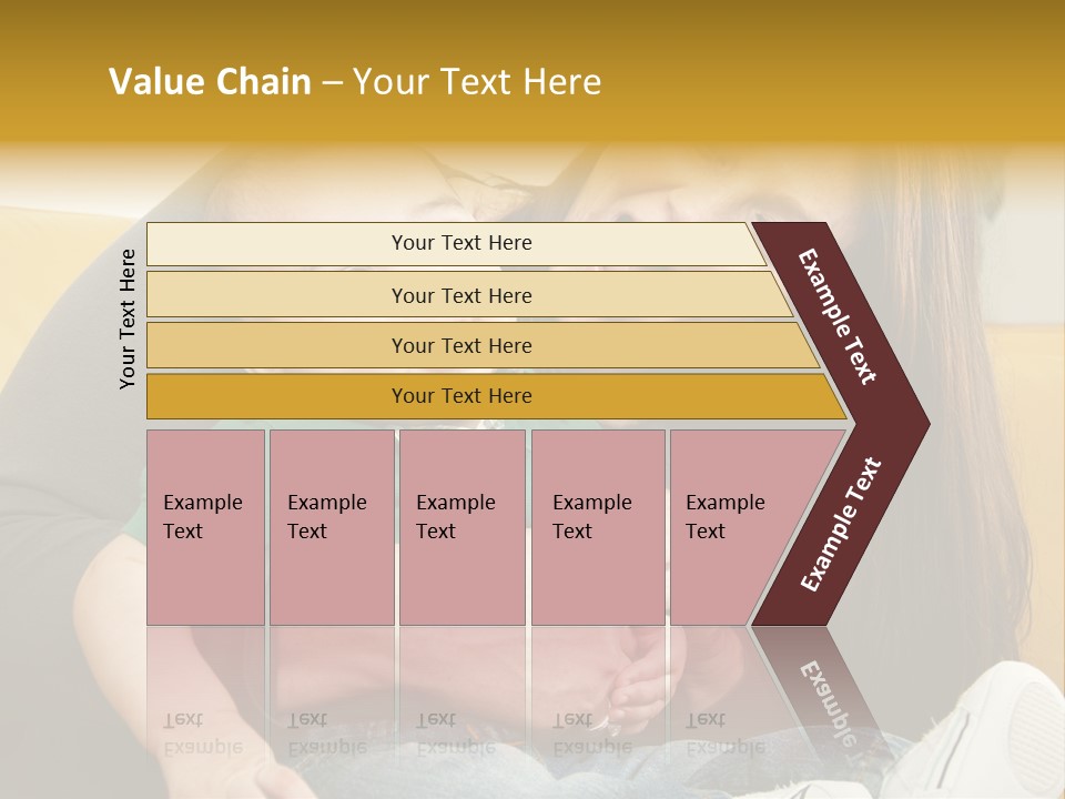 Face Cute Preschool PowerPoint Template