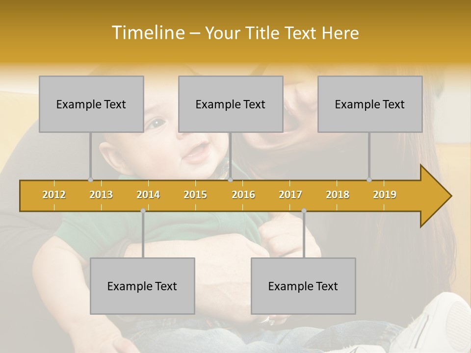 Face Cute Preschool PowerPoint Template