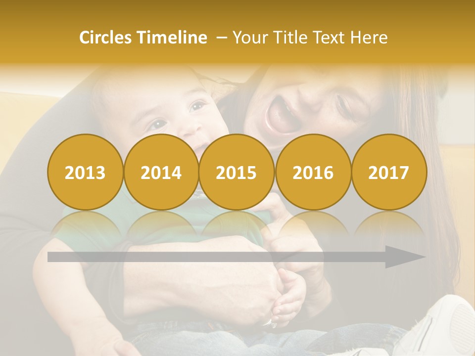 Face Cute Preschool PowerPoint Template