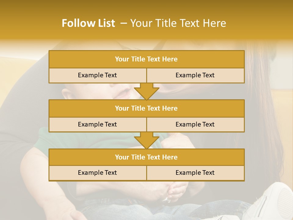 Face Cute Preschool PowerPoint Template