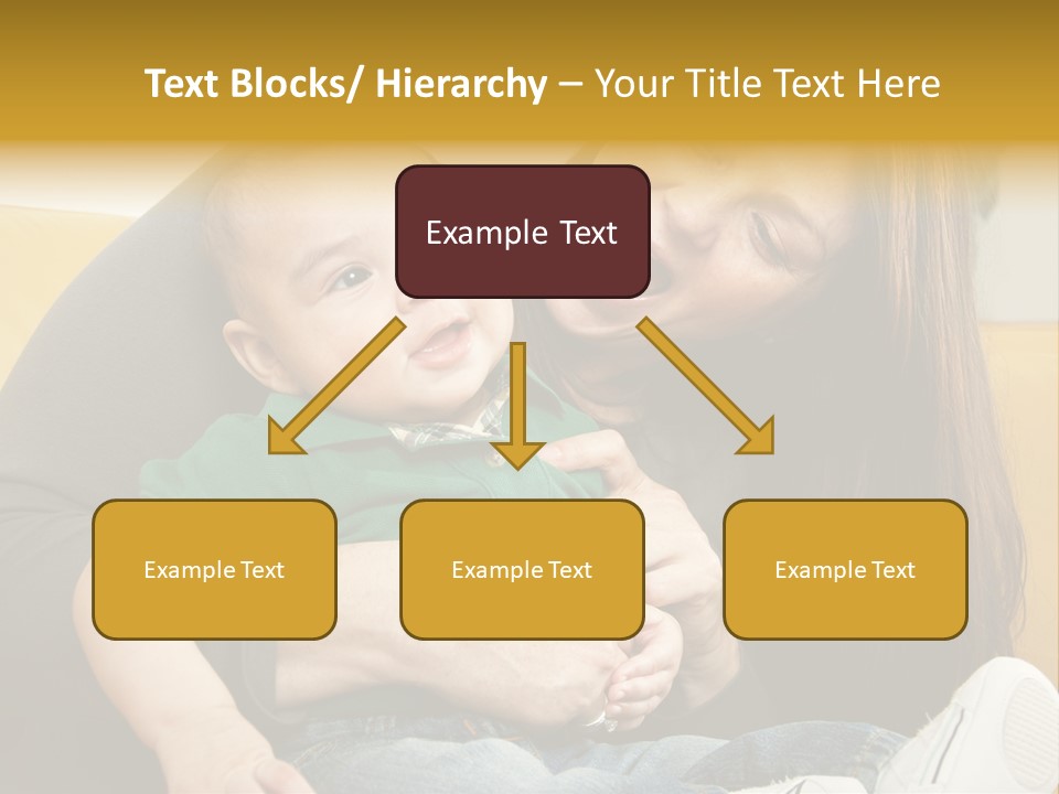 Face Cute Preschool PowerPoint Template