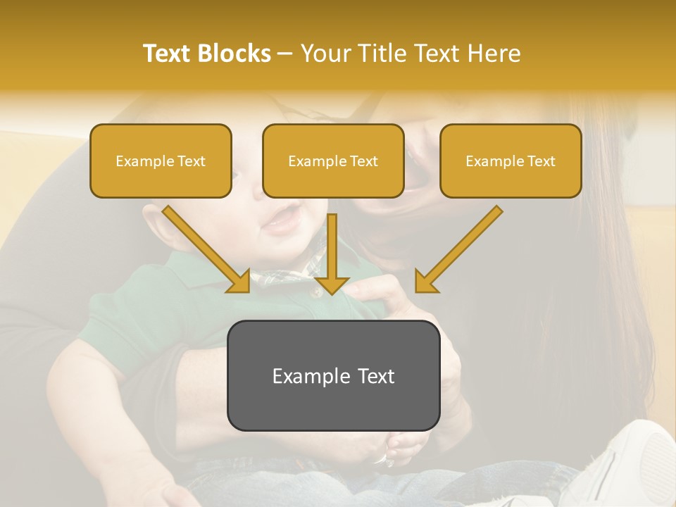 Face Cute Preschool PowerPoint Template
