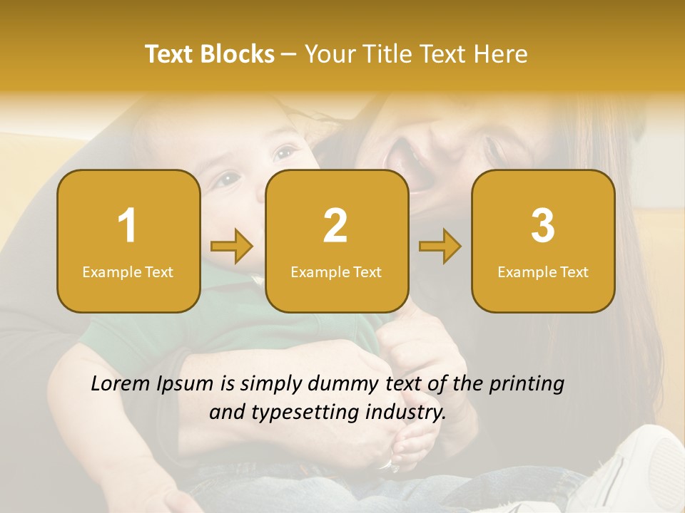 Face Cute Preschool PowerPoint Template