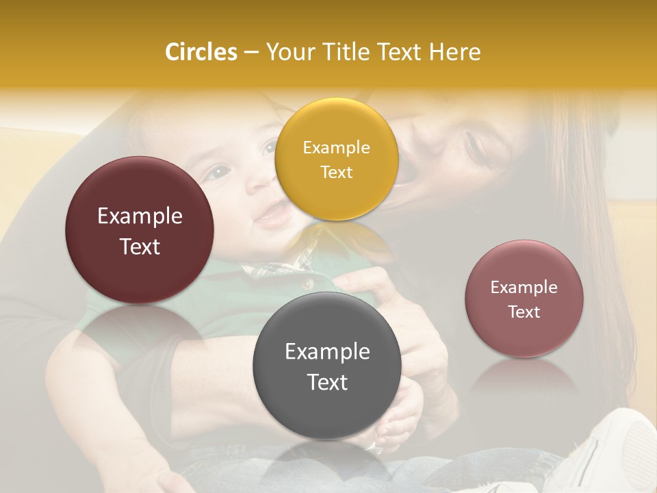 Face Cute Preschool PowerPoint Template