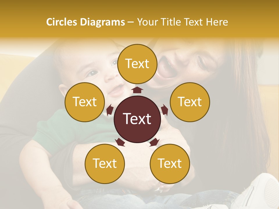 Face Cute Preschool PowerPoint Template