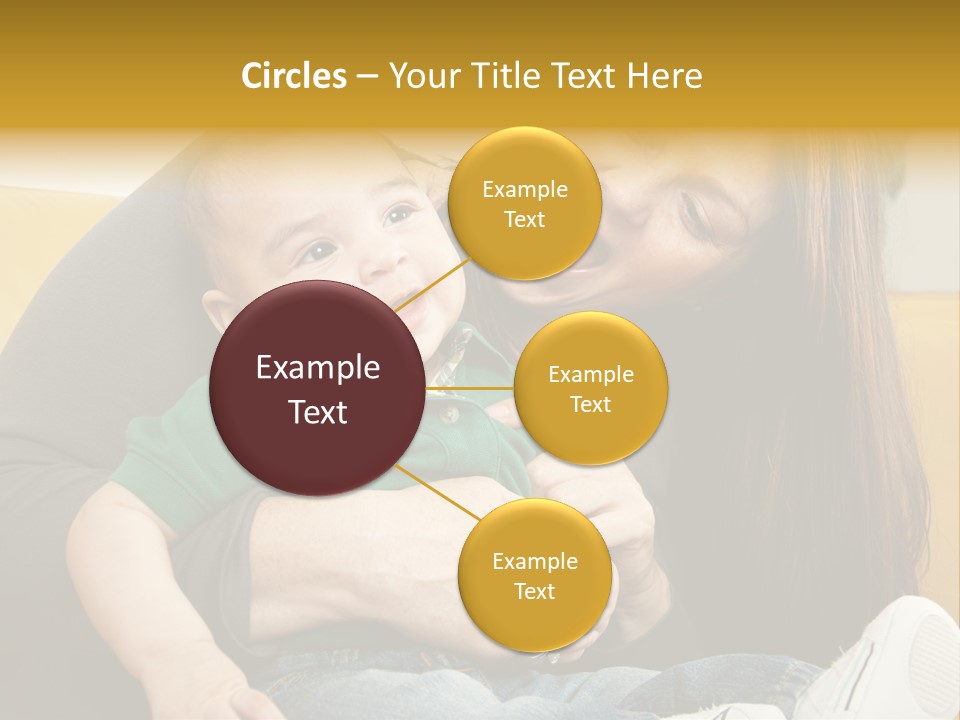 Face Cute Preschool PowerPoint Template