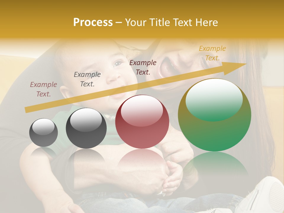 Face Cute Preschool PowerPoint Template