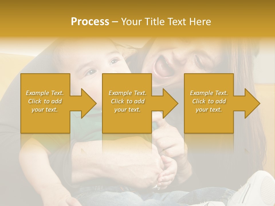 Face Cute Preschool PowerPoint Template