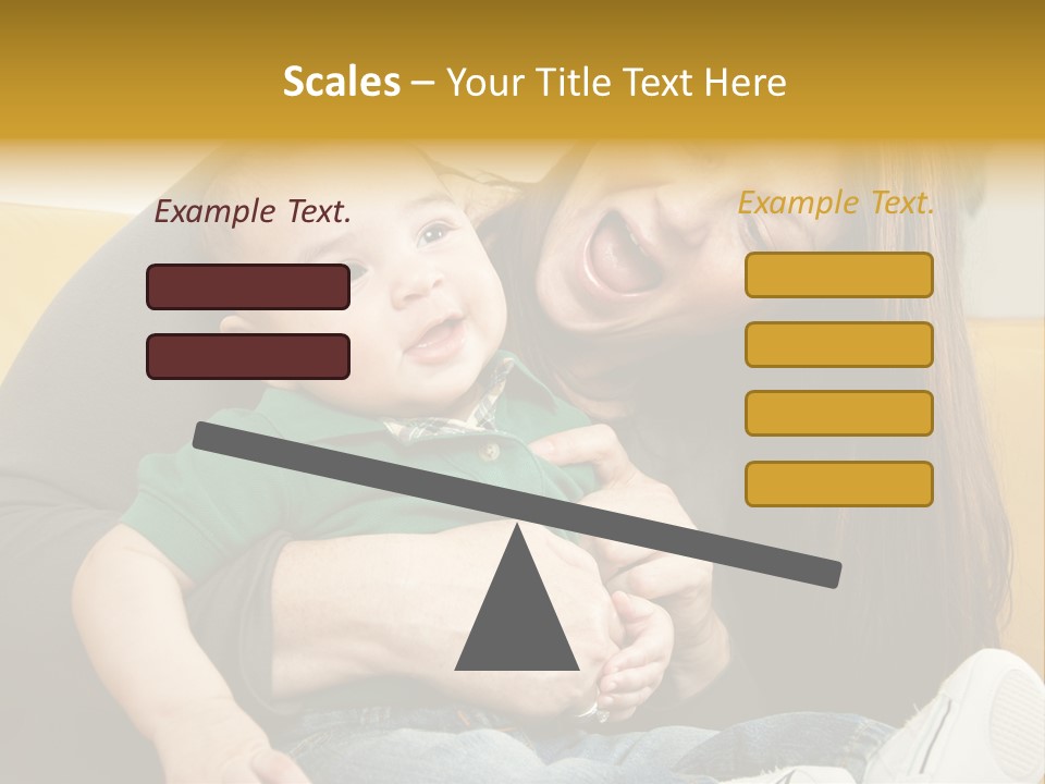 Face Cute Preschool PowerPoint Template