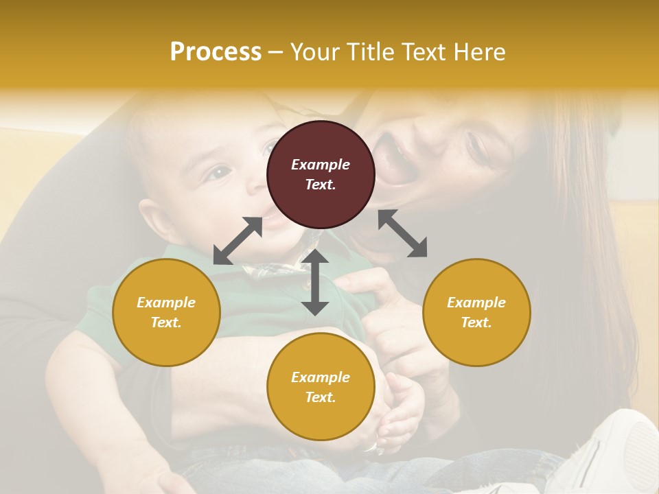 Face Cute Preschool PowerPoint Template