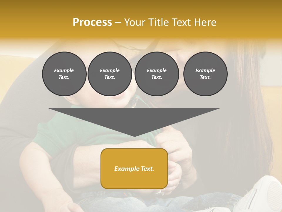 Face Cute Preschool PowerPoint Template