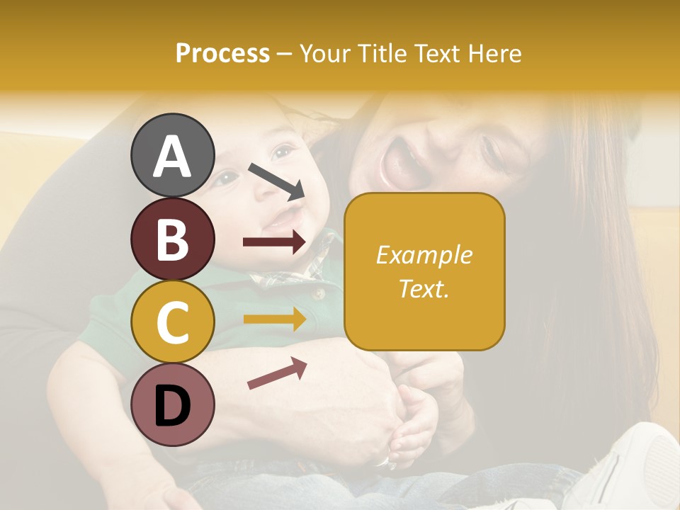 Face Cute Preschool PowerPoint Template