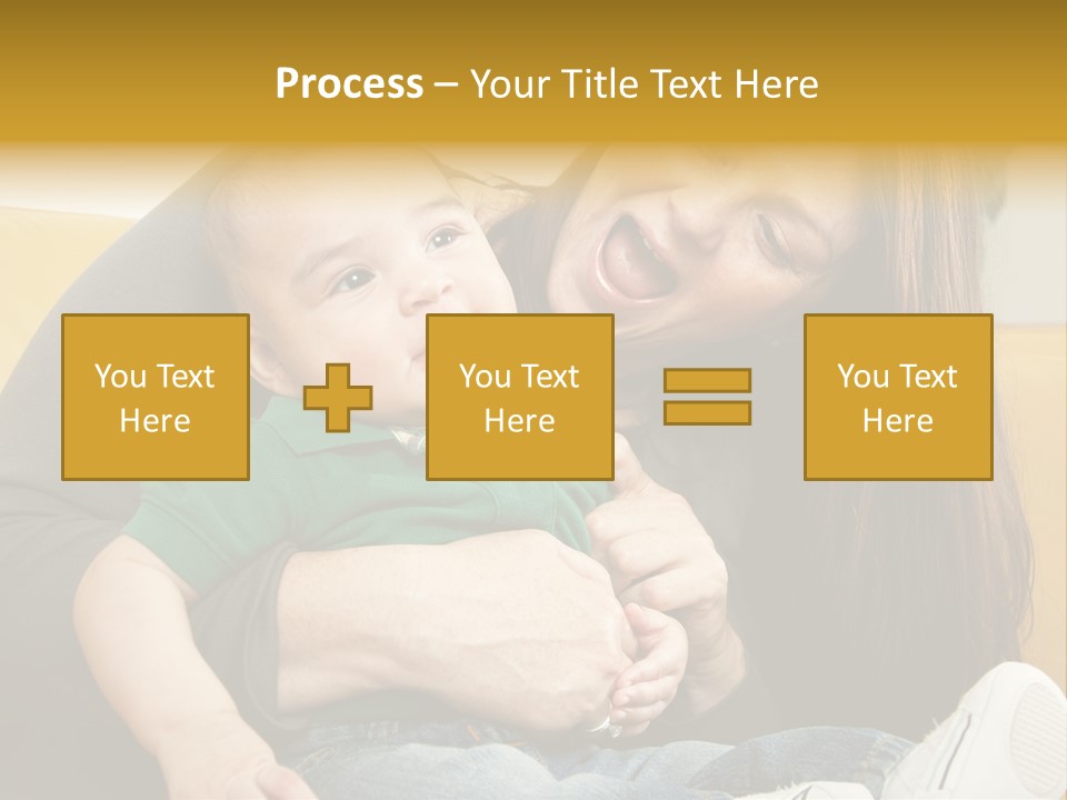 Face Cute Preschool PowerPoint Template