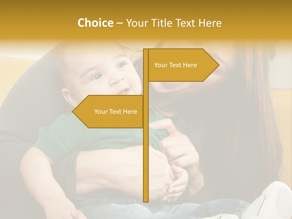 Face Cute Preschool PowerPoint Template