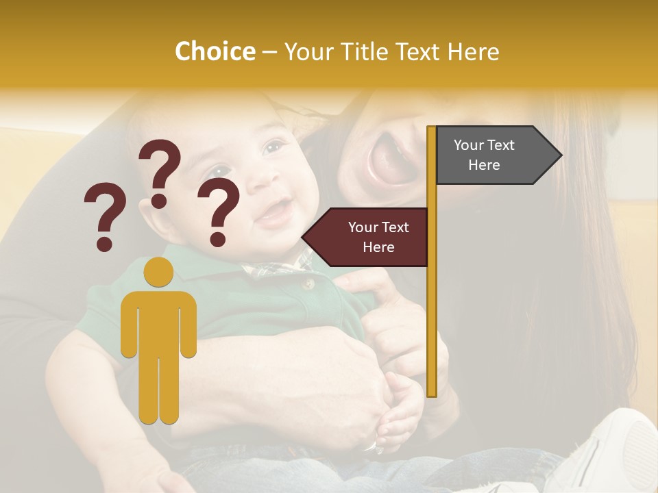 Face Cute Preschool PowerPoint Template