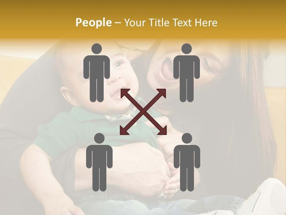 Face Cute Preschool PowerPoint Template