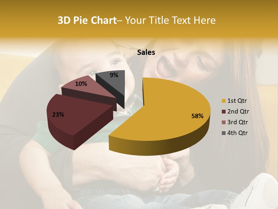 Face Cute Preschool PowerPoint Template