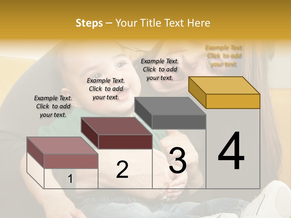 Face Cute Preschool PowerPoint Template