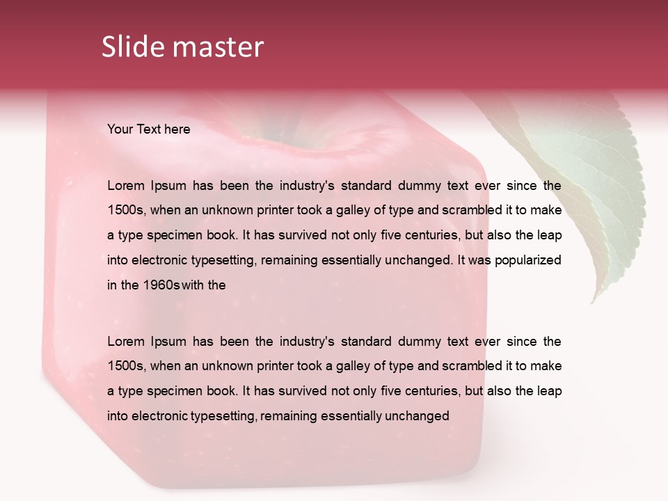 Leaf Dew Modification PowerPoint Template