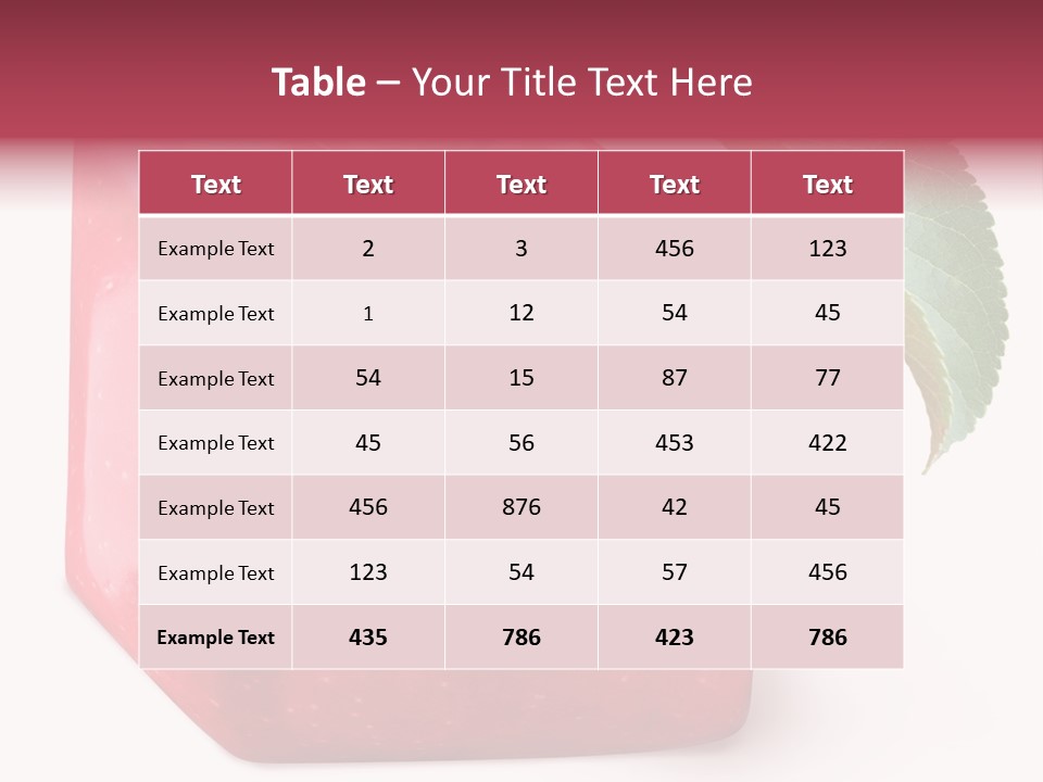 Leaf Dew Modification PowerPoint Template
