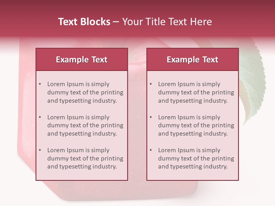 Leaf Dew Modification PowerPoint Template