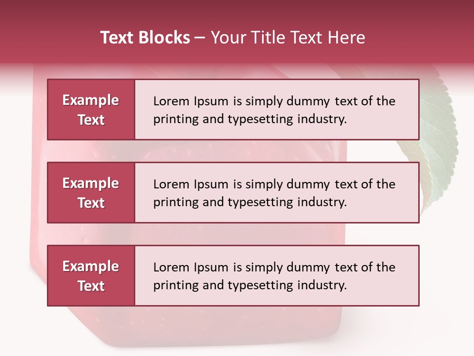 Leaf Dew Modification PowerPoint Template