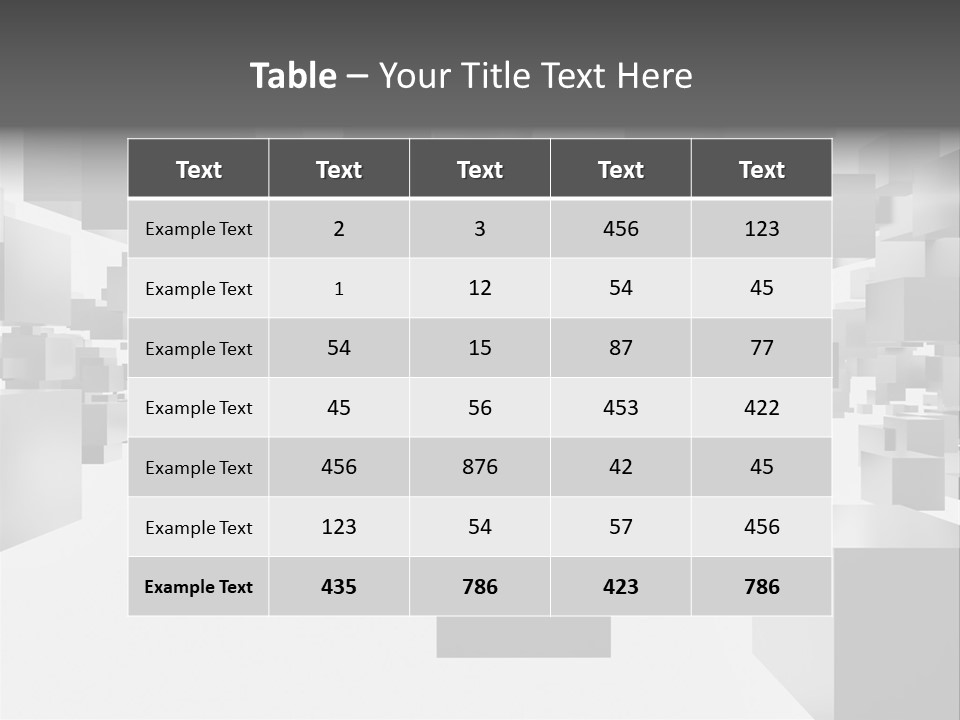 Render Reflection Concepts PowerPoint Template