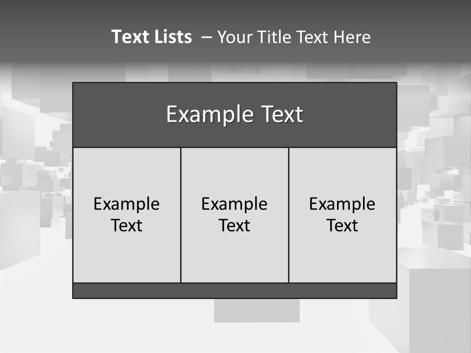 Render Reflection Concepts PowerPoint Template