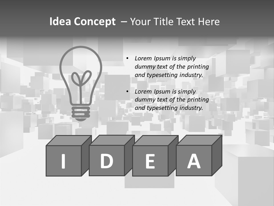 Render Reflection Concepts PowerPoint Template