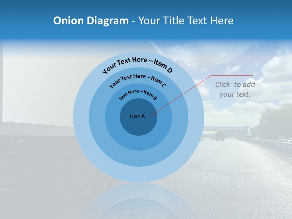 Highway Freight Busy PowerPoint Template