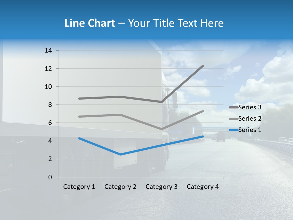 Highway Freight Busy PowerPoint Template
