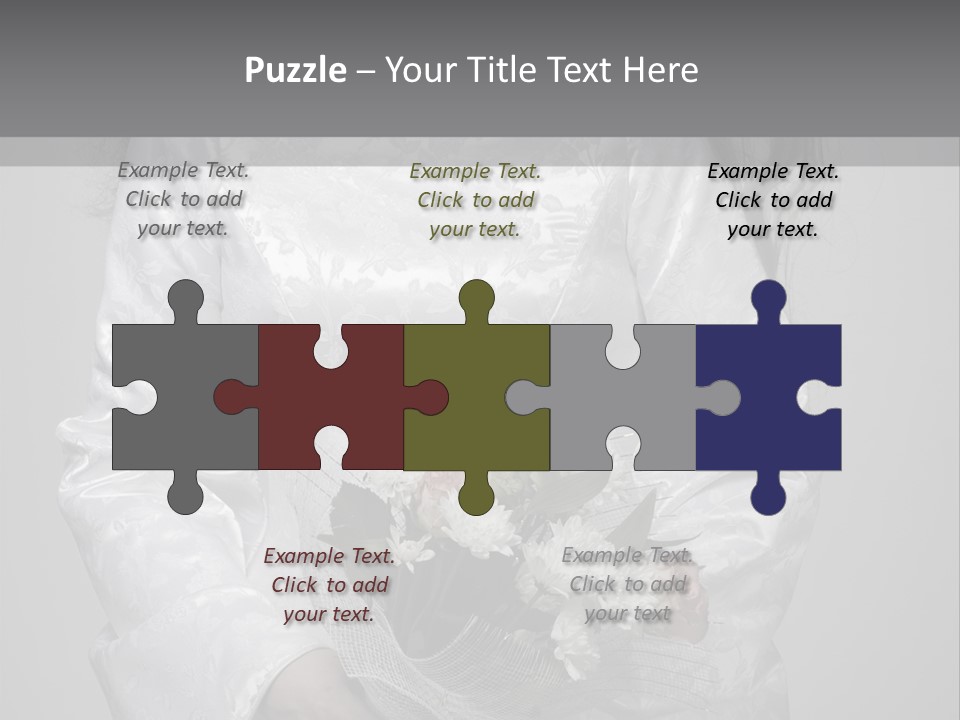 White Snow Washington PowerPoint Template