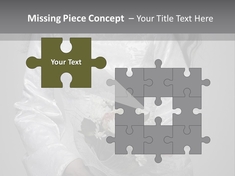 White Snow Washington PowerPoint Template