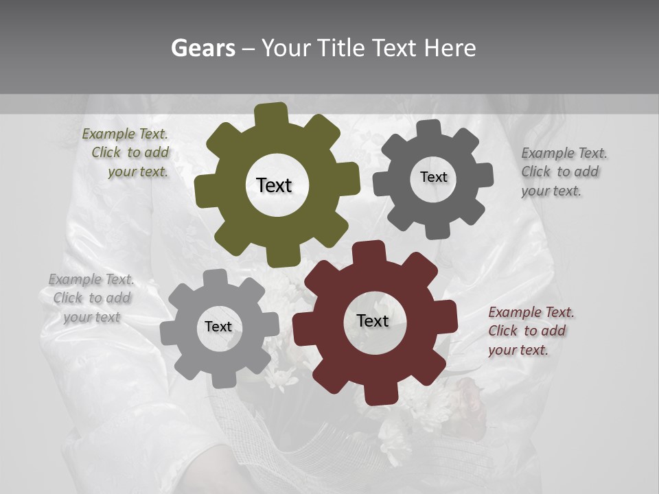 White Snow Washington PowerPoint Template