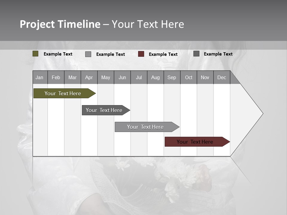 White Snow Washington PowerPoint Template