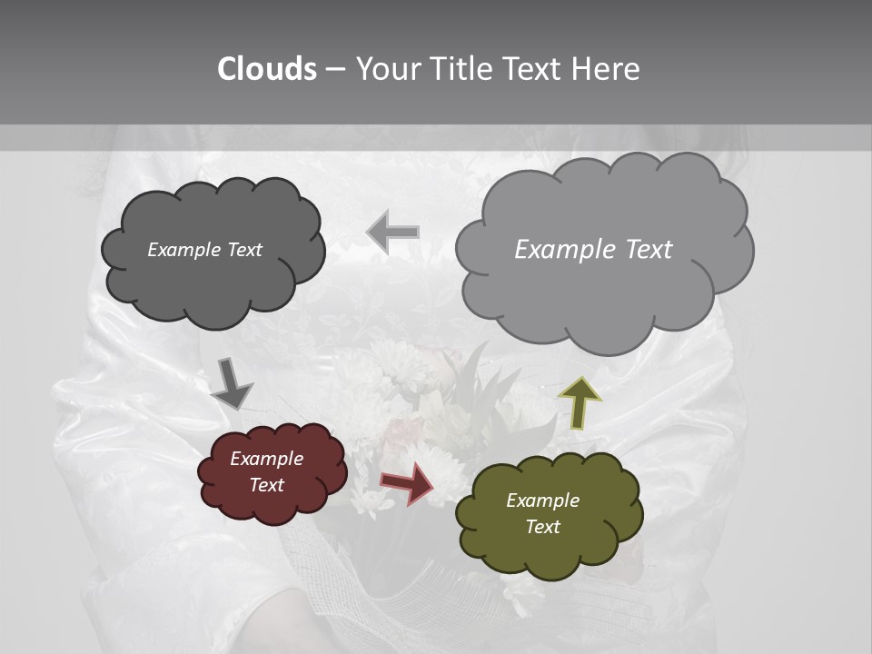 White Snow Washington PowerPoint Template