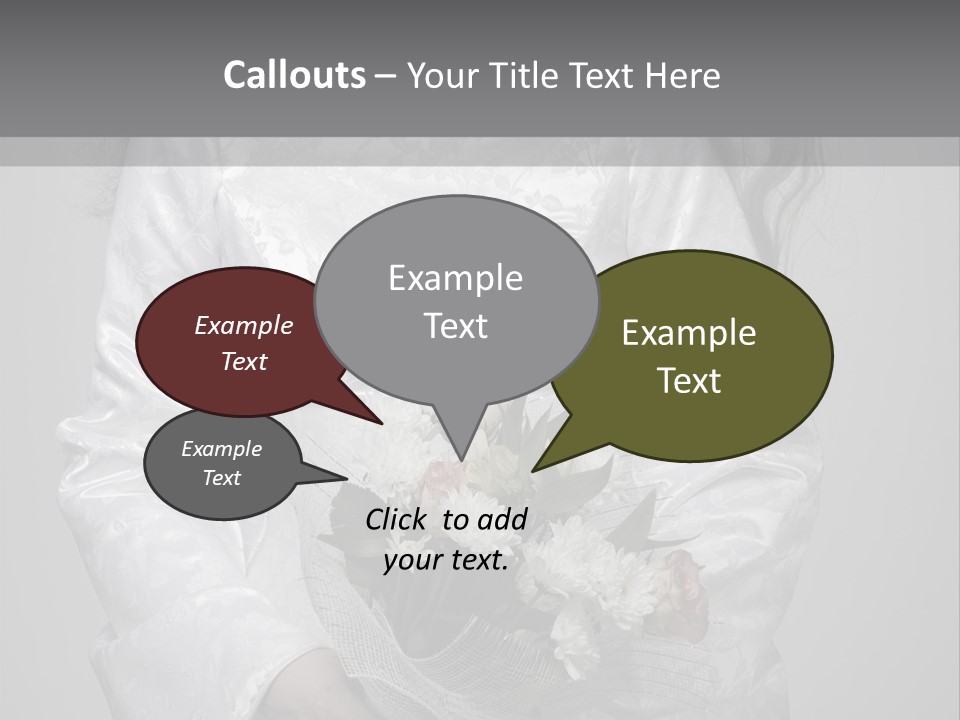 White Snow Washington PowerPoint Template