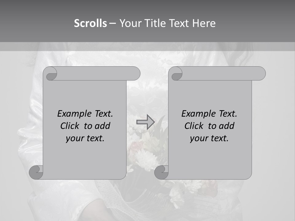 White Snow Washington PowerPoint Template