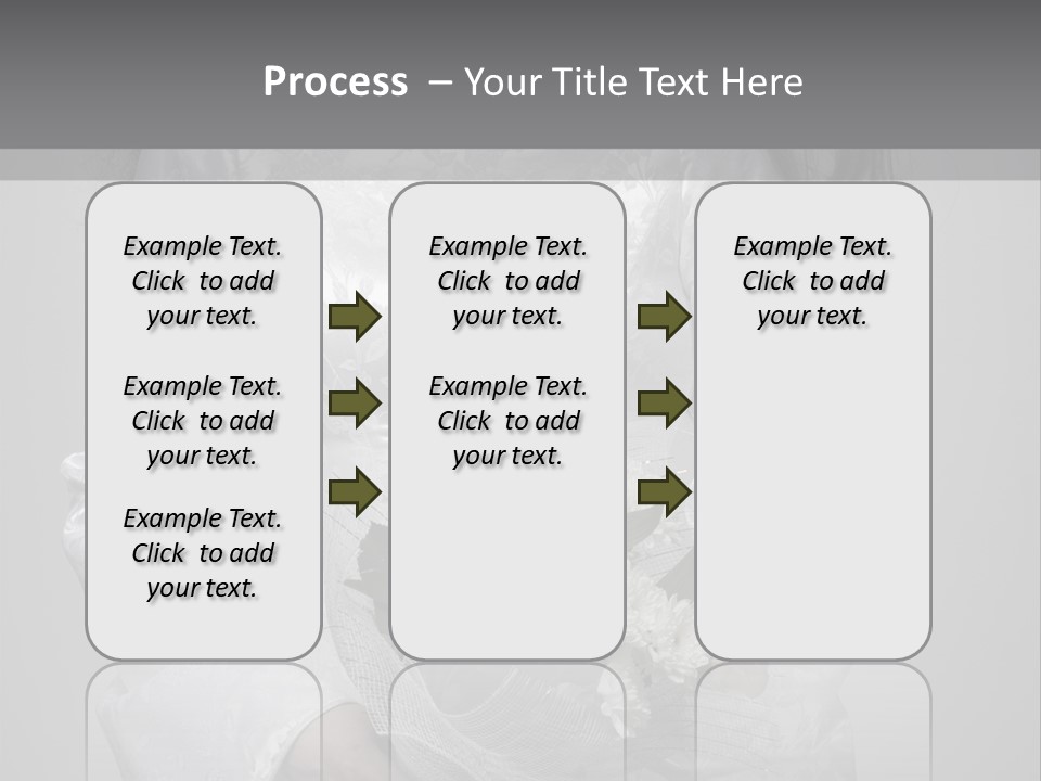 White Snow Washington PowerPoint Template